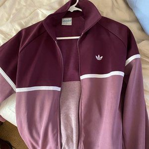 Adidas Vintage 1980s Track Jacket Purple - Size M